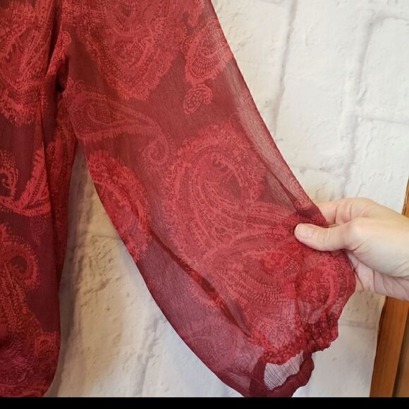 AERIE AMERICAN EAGLE Burgundy Mini Dress - Picture 5 of 11